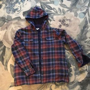Women's Fleece-Lined Flannel Hoodie, Plaid